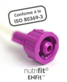 ENFit, un système entéral sécurisé conforme à l'ISO 80369-3