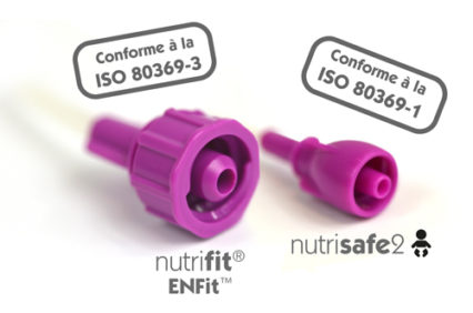 ENFIt et nutrisafe2, systèmes entéraux sécurisés conforme à ISO 80369